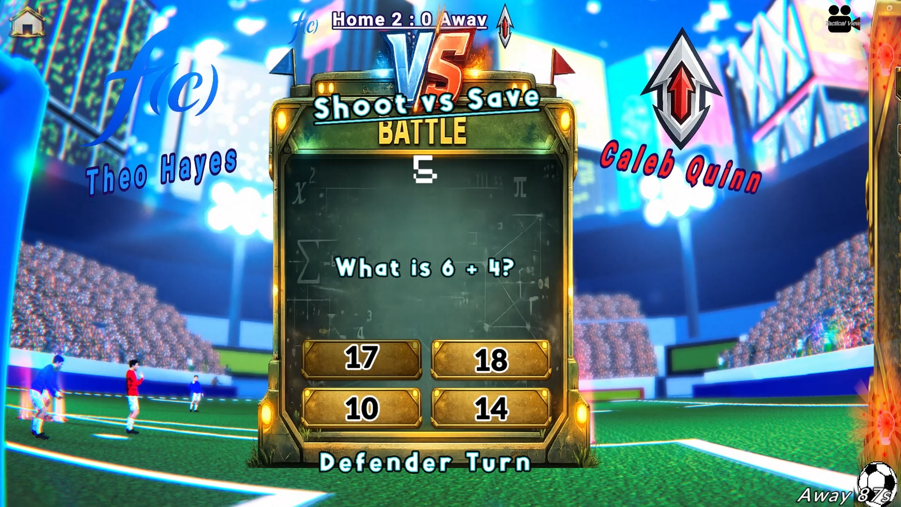 NumeraLeague in-game battle screenshot